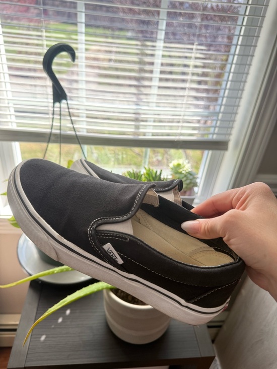 Vans Shoes - Women’s Black Slip on Vans